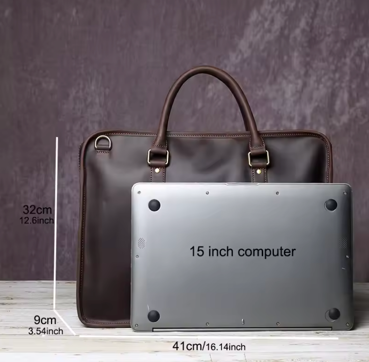 Billy | Men's Leather Single-Shoulder Briefcase