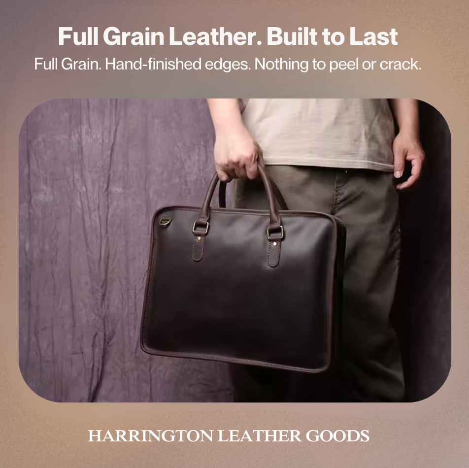 Billy | Men's Leather Single-Shoulder Briefcase