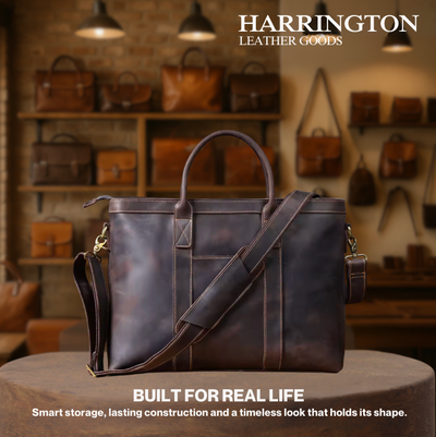 Franko | Vintage Genuine Leather Men's Briefcase