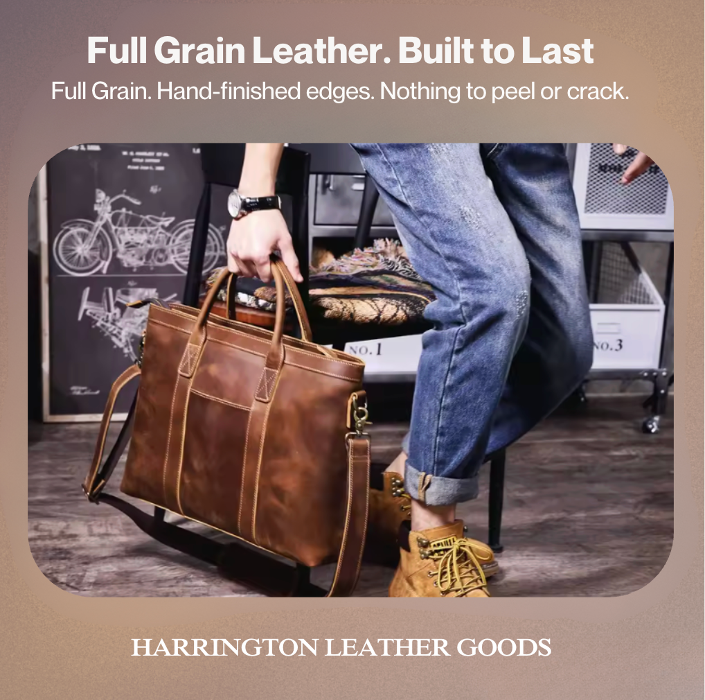 Franko | Vintage Genuine Leather Men's Briefcase