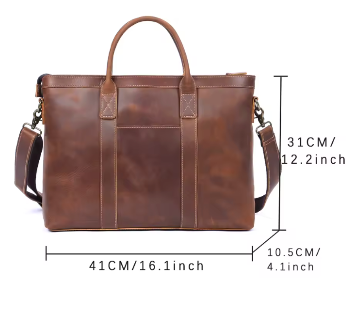 Franko | Vintage Genuine Leather Men's Briefcase