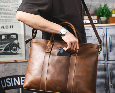 Franko | Vintage Genuine Leather Men's Briefcase