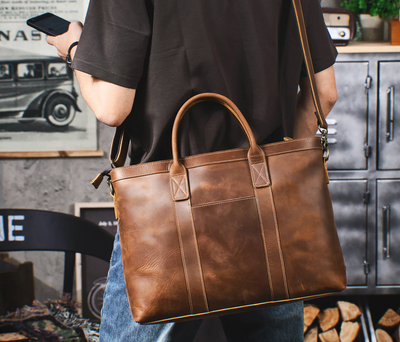 Franko | Vintage Genuine Leather Men's Briefcase