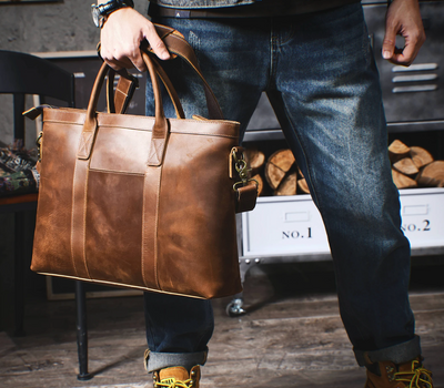 Franko | Vintage Genuine Leather Men's Briefcase