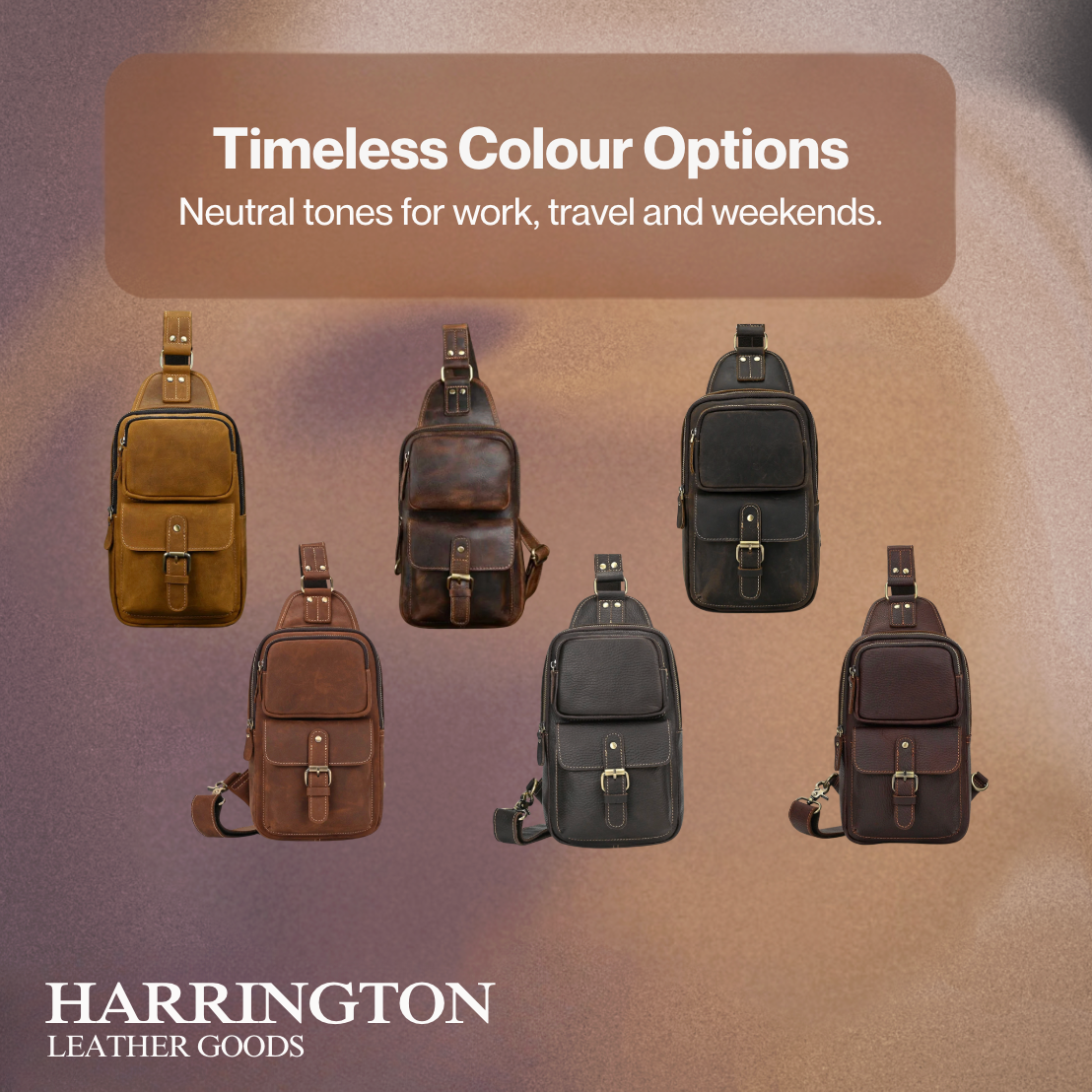 Luis | Men's Genuine Leather Sling Bag