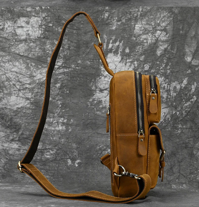 Luis | Men's Genuine Leather Sling Bag