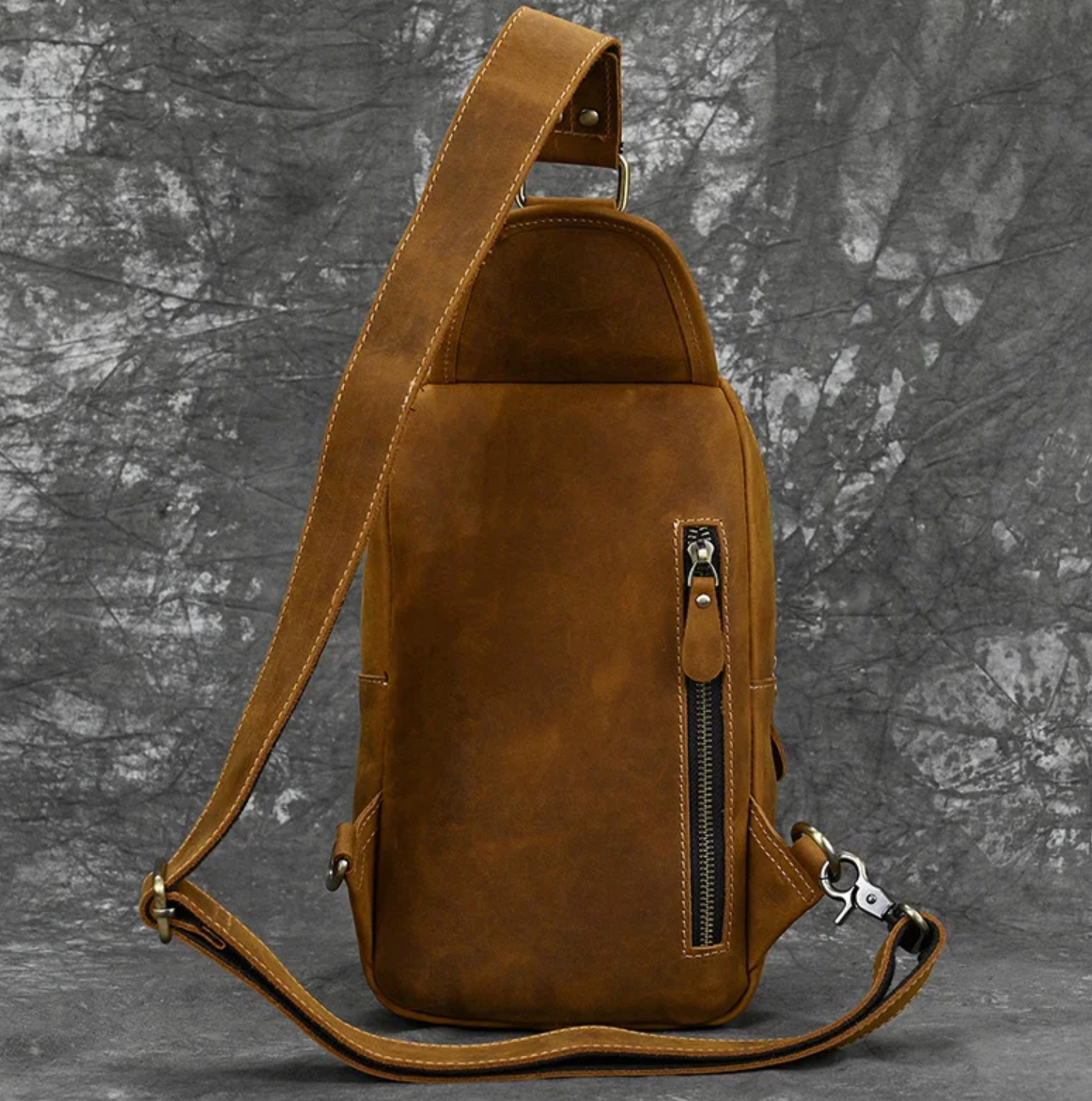Luis | Men's Genuine Leather Sling Bag