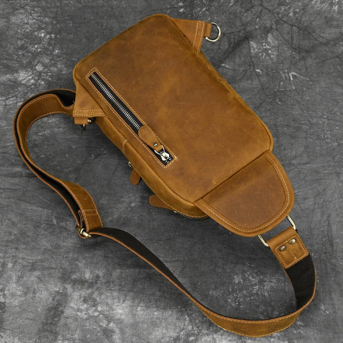 Luis | Men's Genuine Leather Sling Bag