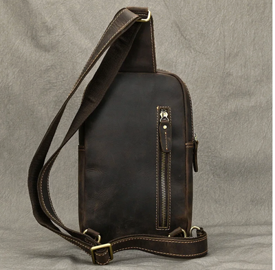 Donald | Leather Crossbody Sling Bag for Men