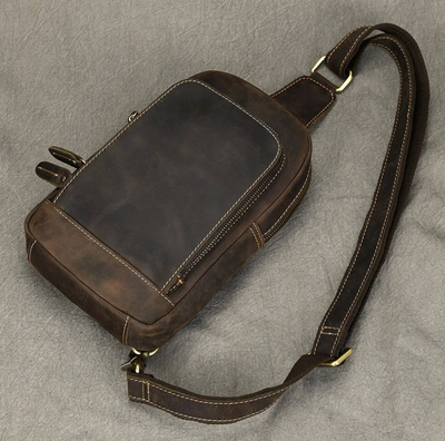 Donald | Leather Crossbody Sling Bag for Men