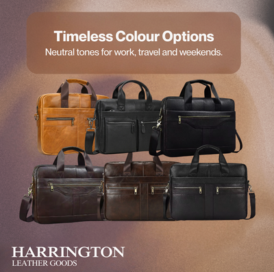 Revo | Genuine Leather Bag 15.6 inch Laptop Computer bag