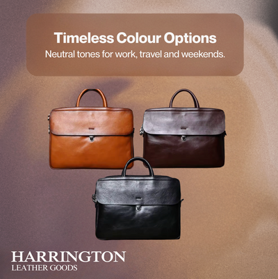 Reggie | Genuine Leather Men's Bag Natural Cowhide Vintage Handbag