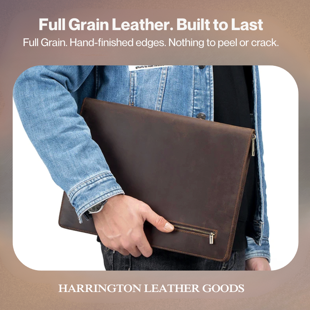 Remy | Multifunction Genuine Leather Pad folio Bag