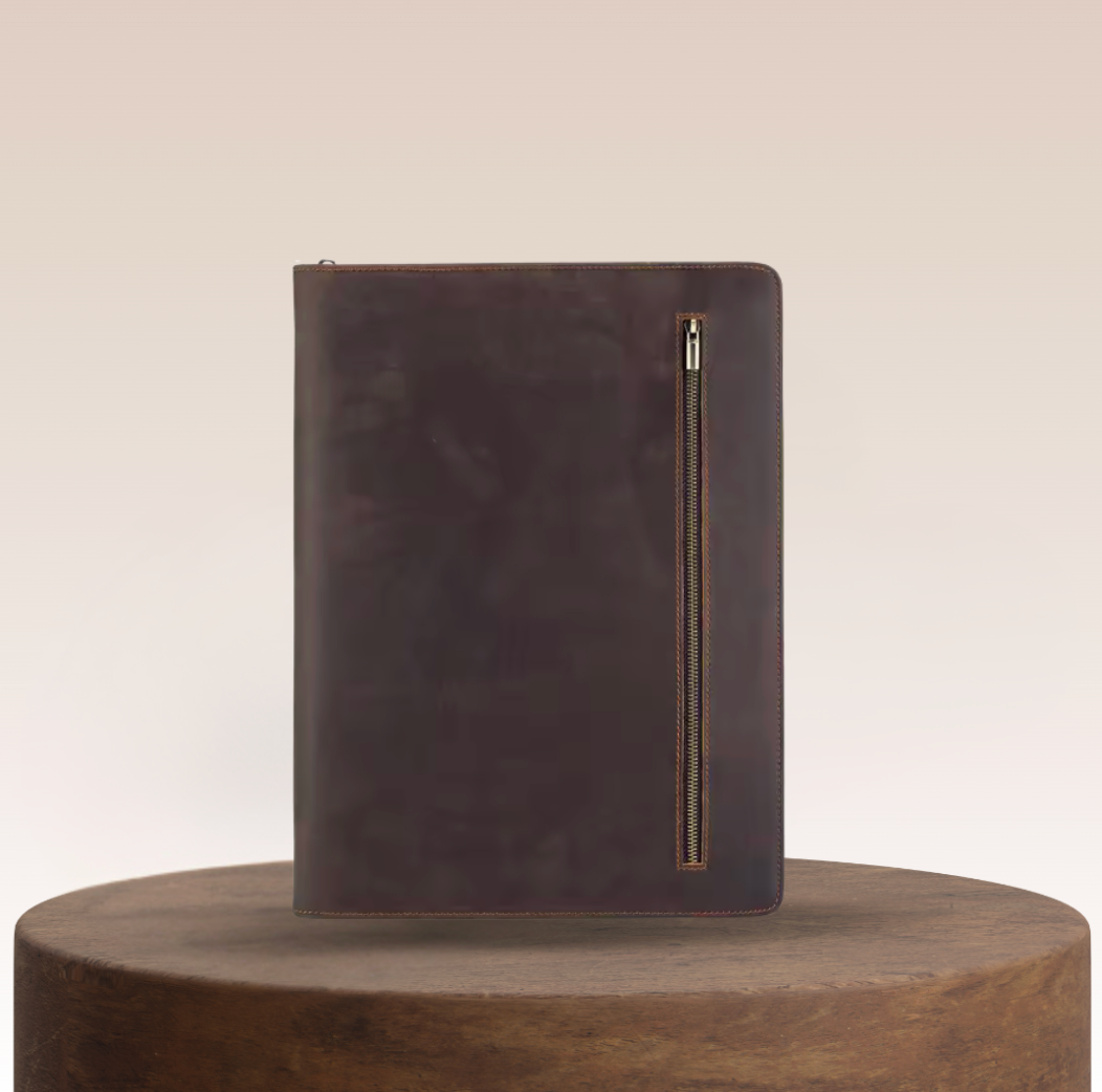 Remy | Multifunction Genuine Leather Pad folio Bag