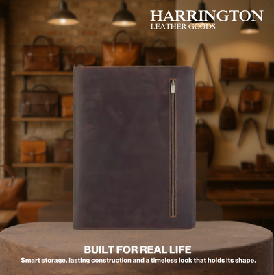 Remy | Multifunction Genuine Leather Pad folio Bag