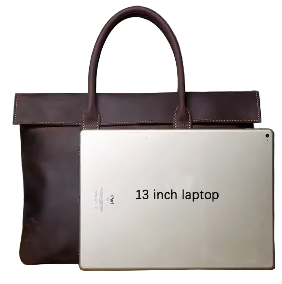 Rufus Leather Flap Tote