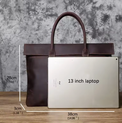 Rufus | Retro Men's Leather Casual Briefcase