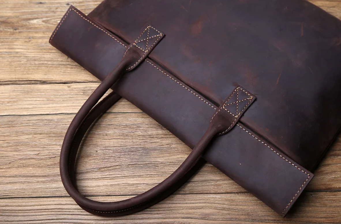 Rufus | Retro Men's Leather Casual Briefcase