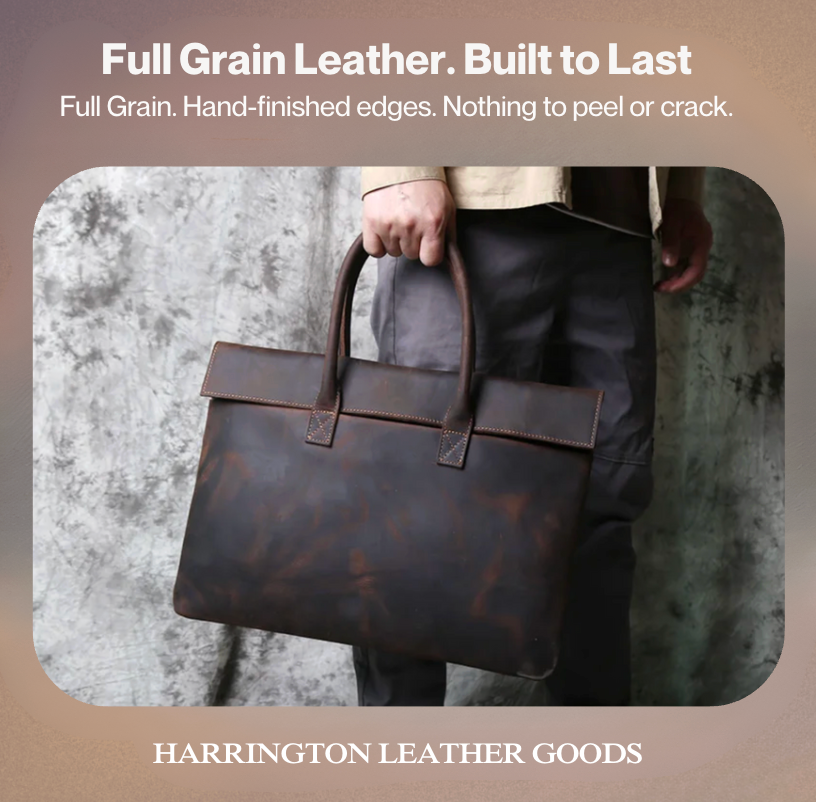 Rufus | Retro Men's Leather Casual Briefcase