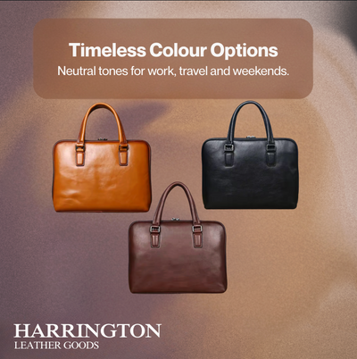 Rudolf | Vintage Style Men's Leather Briefcase