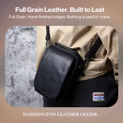 Rene | Leather Men's Shoulder Cross Body Bag