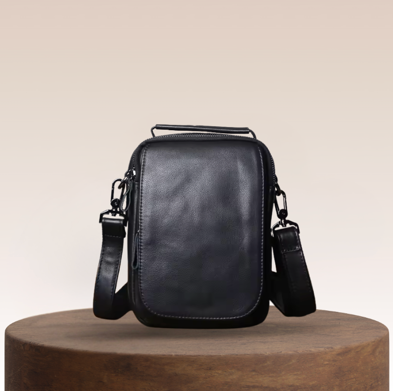 Rene | Leather Men's Shoulder Cross Body Bag