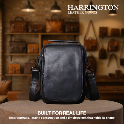 Rene | Leather Men's Shoulder Cross Body Bag