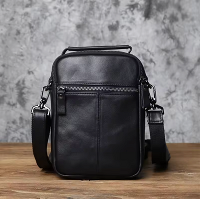 Rene | Leather Men's Shoulder Cross Body Bag