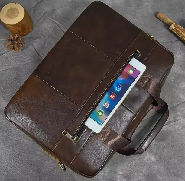 Revo | Genuine Leather Bag 15.6 inch Laptop Computer bag