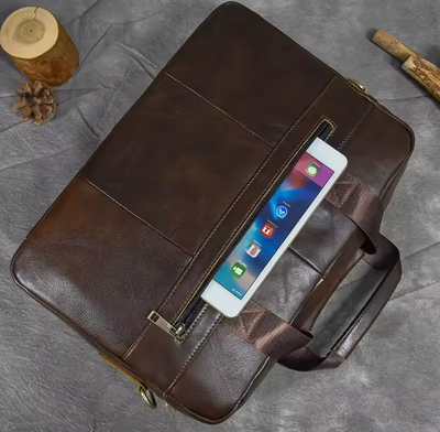 Revo | Genuine Leather Bag 15.6 inch Laptop Computer bag