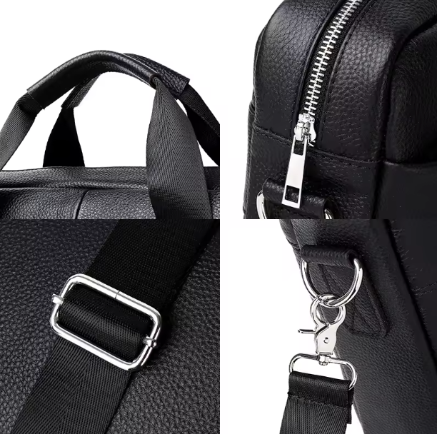 Lark | Genuine Leather Hard Case for Men Luxury Laptop Bags