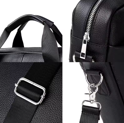 Lark | Genuine Leather Hard Case for Men Luxury Laptop Bags