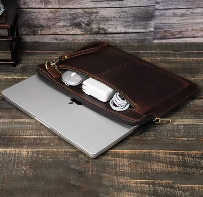Julio | Crazy Horse Leather Case for MacBook Air M1 M2 M3