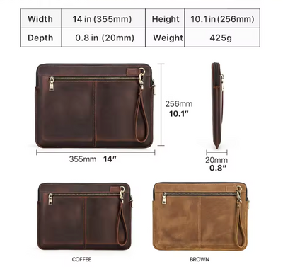 Julio | Crazy Horse Leather Case for MacBook Air M1 M2 M3