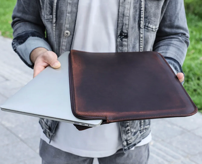 Julio | Crazy Horse Leather Case for MacBook Air M1 M2 M3
