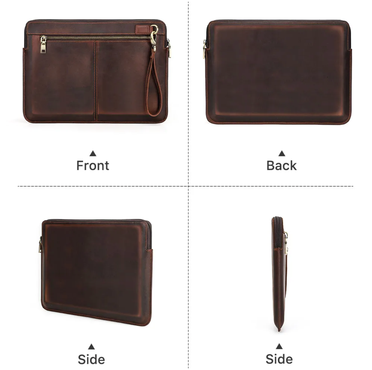 Julio | Crazy Horse Leather Case for MacBook Air M1 M2 M3