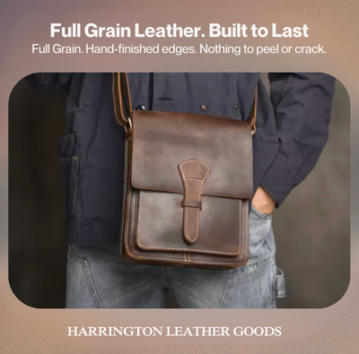 Marc | Men's Pencil Case Handbag Genuine Leather