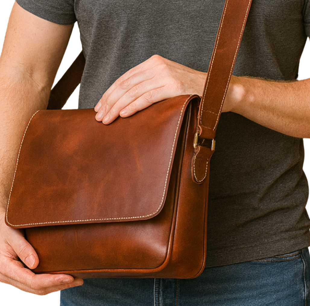 Luke Daily Leather Messenger