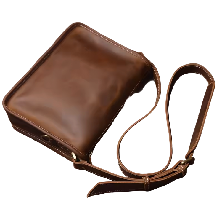 Spencer Soft-Structured Leather Messenger