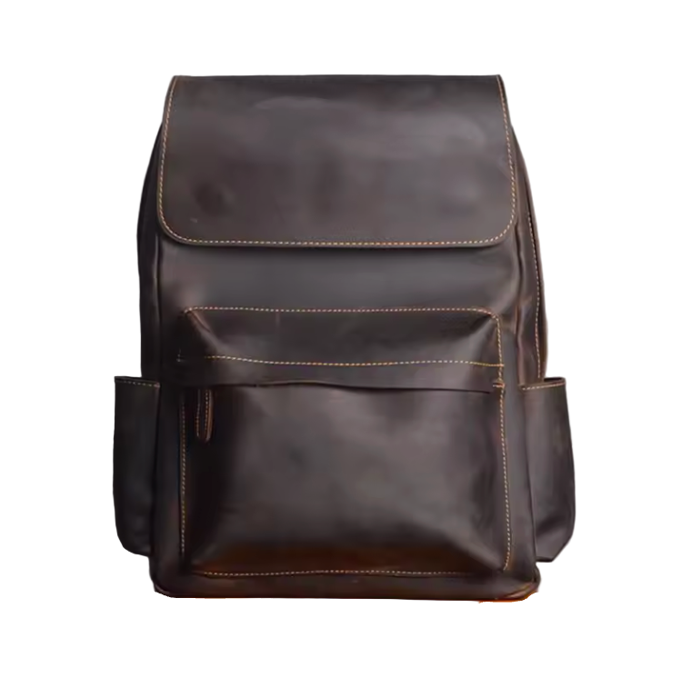 Rowan Large-Capacity Leather Backpack