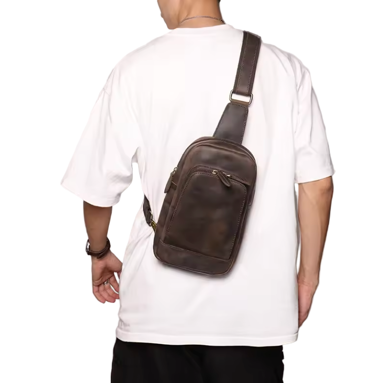 Dalton Compact Leather Slingbag