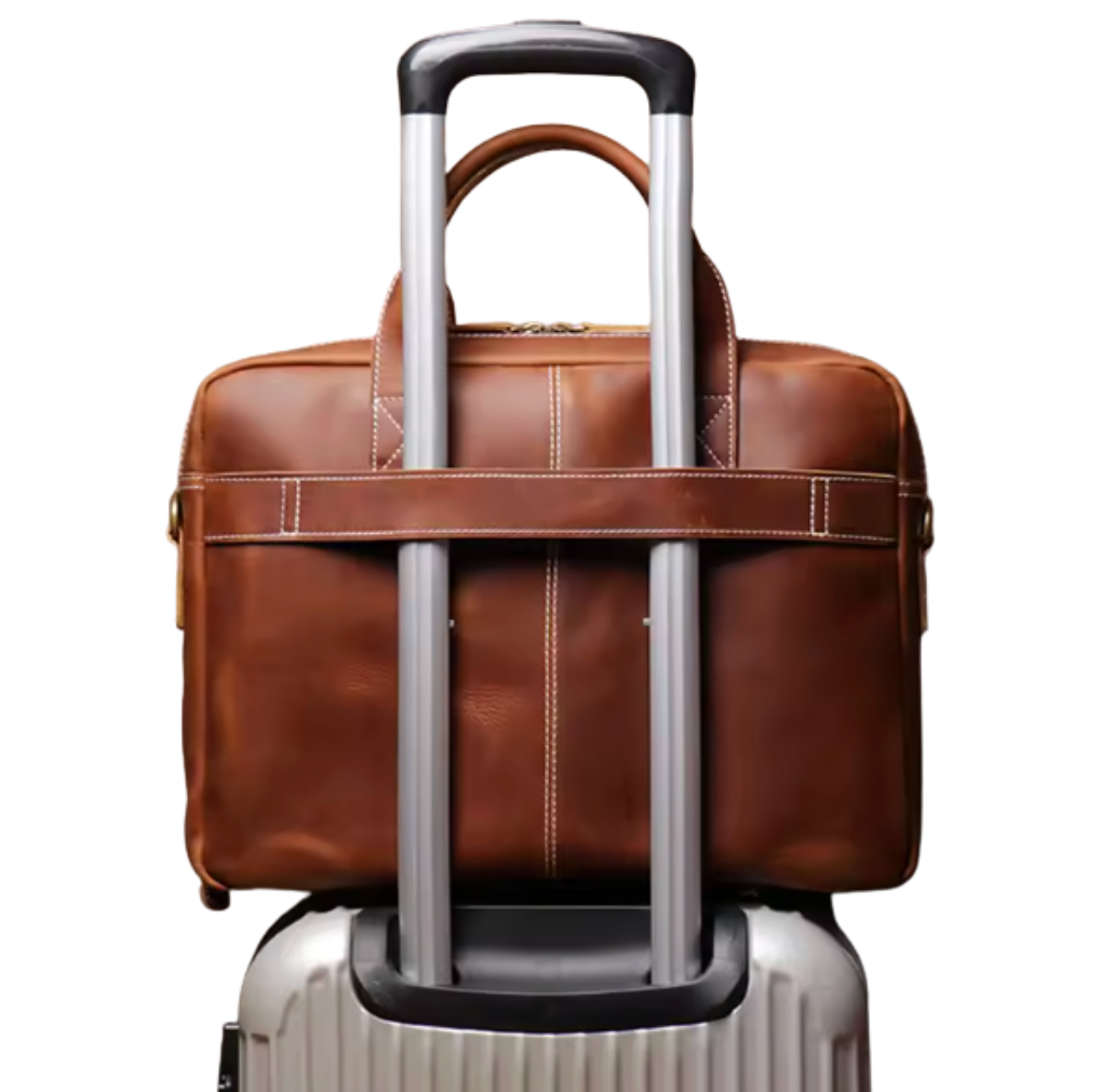 Sullivan Structured Leather Briefcase