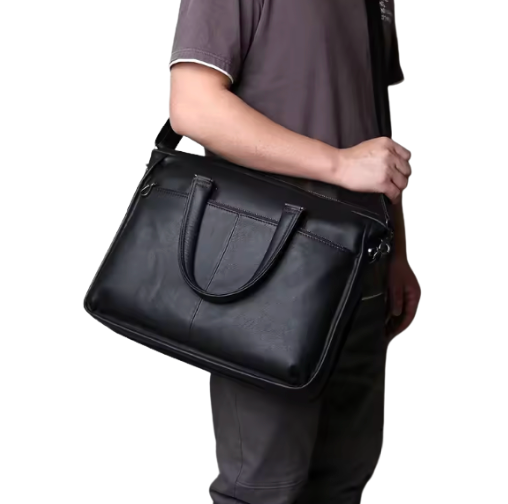Keaton Slimeline Leather Briefcase