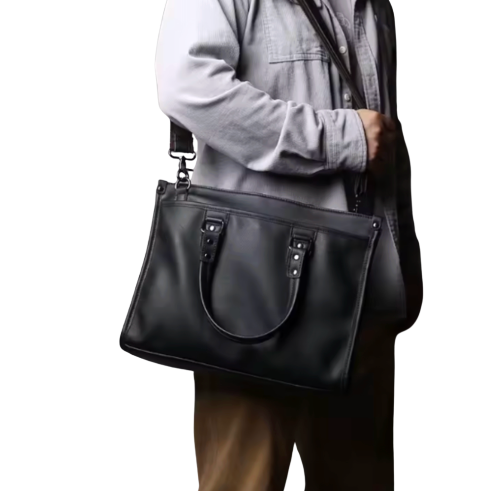Whitmore Structured Leather Briefcase