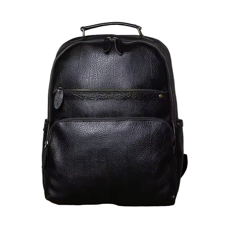 Chiltern Tall Zip Leather Backpack