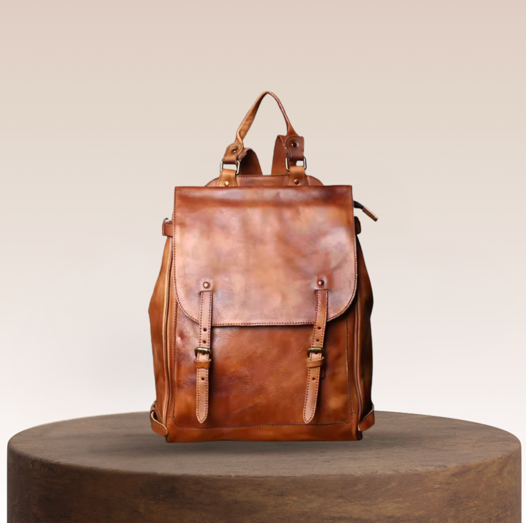 Rowden Satchel Leather Backpack