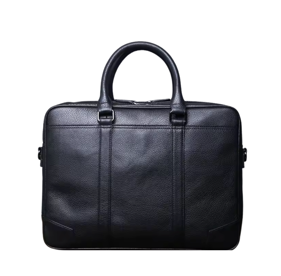 Tuscan Classic Zip Leather Briefcase
