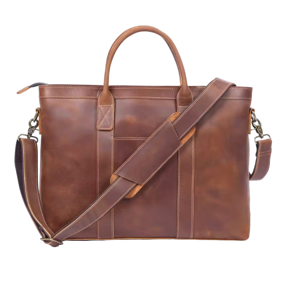 Franko Double Handle Leather Tote