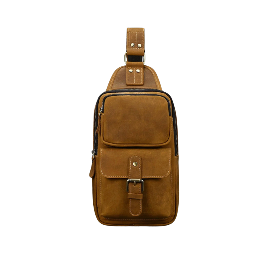Luis | Men's Genuine Leather Sling Bag