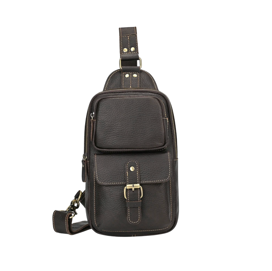 Luis | Men's Genuine Leather Sling Bag